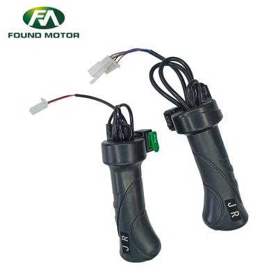 China PC/ABS+Aluminum Alloy Electric Bicycle Parts Accessories Electric Bike Full Twist Throttle DSE-JR For Electric Bike for sale