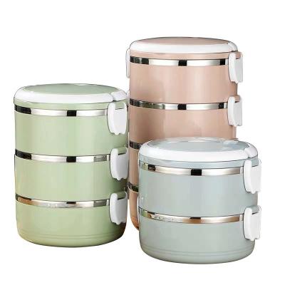 China Freshness Preservation Kids Lunch Box Lunch Box School Tiffin Carrier Stainless Steel Bento Box For School Office for sale