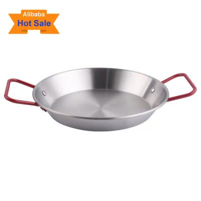 China Viable Outdoor Grills Grill Korean Barbecue Grills Dish Seafood Paella Pan Stainless Steel BBQ Grill Pan for sale