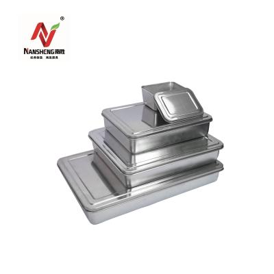 China Japanese Spice Box Stainless Steel Condiment Seasoning Box Container Bento Box Spice Box for sale