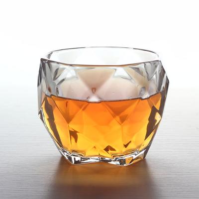 China Viable creative crystal glass whiskey glass thickened wine foreign home creative glass for sale