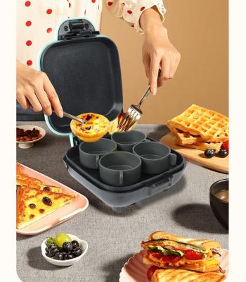 China Mini Household Outdoor High Quality Custom Nonstick Dish Nonstick Electric Baking Egg Waffle Maker for sale