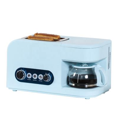 China Outdoor Multifunctional 2 In 1 Breakfast Makers Machine Toaster Coffee Machine for sale