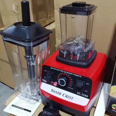 China Multifunctional hot sale 2 in 1 SILVER CREST 4500W big power blender with 2 cups for baby home use blender for sale