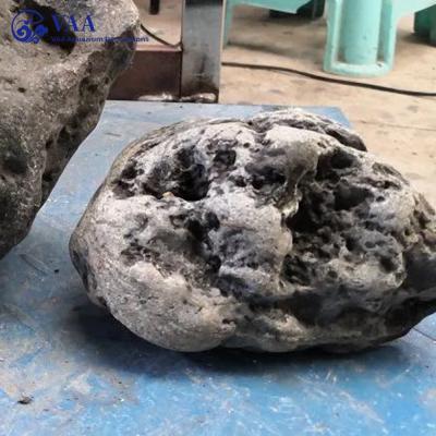 China Viable fish tank decoration rock caves aquarium black volcanic rock lava decoration hakkai stone for sale