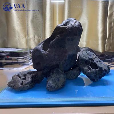 China Viable ohko dragon stone tank decoration stones and gravels seiryu hakkai stone for sale