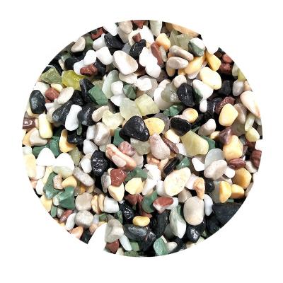 China Viable Wholesale Natural Epidote Gravel Quartz Crystal Decorative Rough Stone For Aquarium Gravel Sand Gravel Decorative Rock for sale