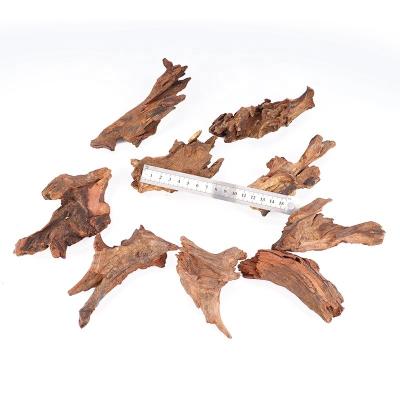 China Large Driftwood Art Aquarium Glass Garland Fish Material Fish Pieces Viable Natural Driftwood Sticks for sale