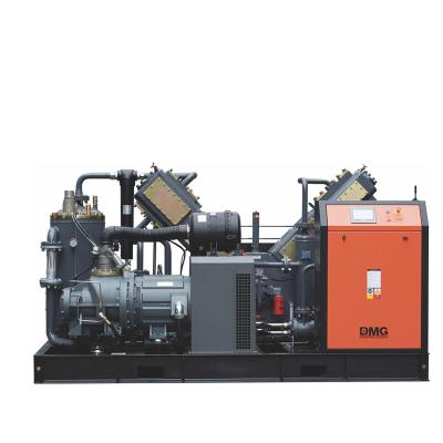 China Low price oil free stationary multi stage factory direct sale 6 m3/min 40 bar air compressor for PET plastic bottle blowing use for sale