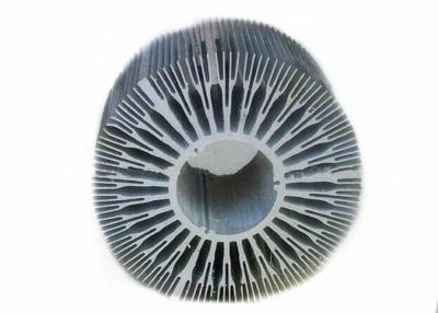 China Silver 200w Led Aluminum Heat Sinks T3 - T8 6063 Aluminum Alloy for sale