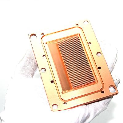 China Water Plate Cooling System Liquid Cooling Plate With 10mm Copper Base And 120° Beam Angle for sale