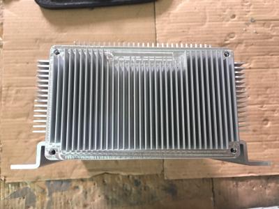 China Aluminium Extrusion Power Box Heatsink Sandblast Anodized Outer Box for sale