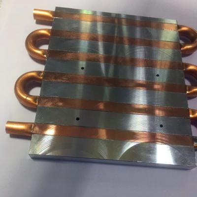 China T5 Water Liquid Cooling Heatsink , Al6061 Bonded Fin Heat Sink for sale