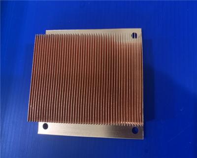 China Customized Liquid Metal Heat Sink , ISO9001 80 Gram Skived Heat Sinks for sale