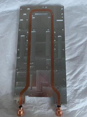 China 350*150 mm Cold Plate Heat Sink Block Flatted Water Thermal Cooler Plate for sale