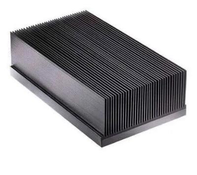 China Customized OEM Aluminum Folded Bonded Fin Heatsink Fold and Bond Cooler for sale