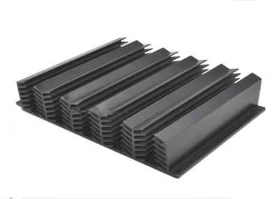 China 6063 Alloy Extruded Aluminium Heatsink Surface Black Temper T3 - T8 for sale