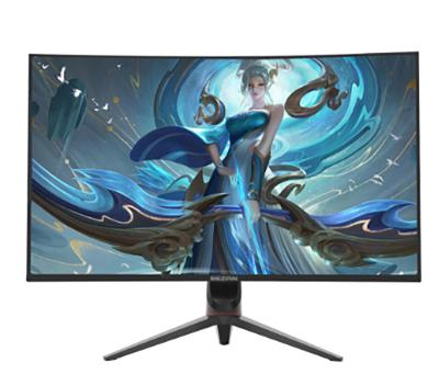 China Large 32 inch Wholesale Curved 2K 2560x1440p 2800R High Resolution 75hz Curved Gaming Monitor for sale