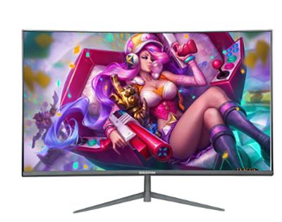 China Super Curvature 1800R IPS 24 Inch Curved Screen Widescreen 1920x1080p 165hz 1K Curved Monitor for sale