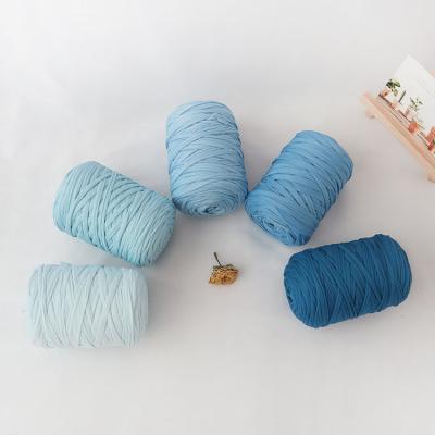 China Diy Bag Basket Yarns Polyester Yarns Crochet Yarn Viable Handmade T-shirt Knitting Yarn for sale