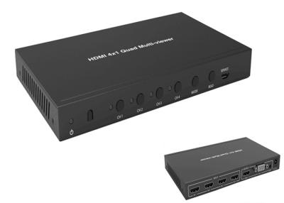 Chine Plein quadruple de 1080P 3D 4k 60hz 4x1 Hdmi Multiviewer avec la fonction sans couture de changeur à vendre