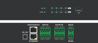 China Real-Time Dante Audio Controller for Broadcast and Recording Applications for sale