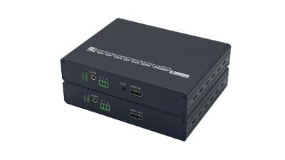 China Extensor óptico HDMI para alta resolución de larga distancia de la tasa de transmisión de datos de hasta 10.2Gbps de canal único LC puerto rack FC opcional en venta