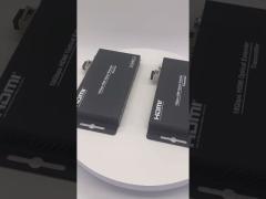 18Gbps Video HDMI Over Fiber Extender With Audio Extracting