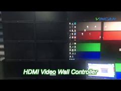 16 In 16 Out Matrix Hdmi Video Wall Controller With Hdbaset Port 2X2 3X3 Hdmi