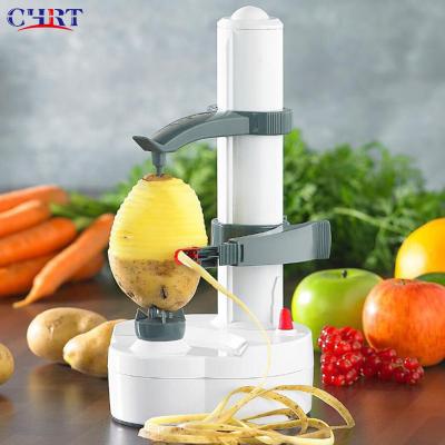 China CHRT Multifunctional Electric Fruit Peeler Automatic Potato Peeler Kitchen Machines Fruit Vegetable Cutter Automatic Revolving Kitchen GA for sale