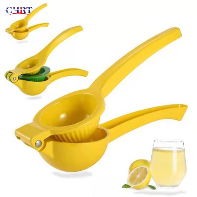 China CHRT Sustainable Heavy Duty Quality Approved Aluminum Alloy Mini Lemon Lime Juicer Press For Kitchen With Built-in for sale