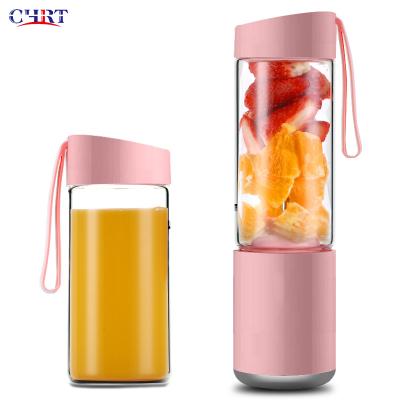 China CHRT Fruit Vegetable Squeezer Fruit Juicer Blender Multifunctional Personal Handheld Slow Juicer Containers Multifunctional Pure Orange Usb for sale