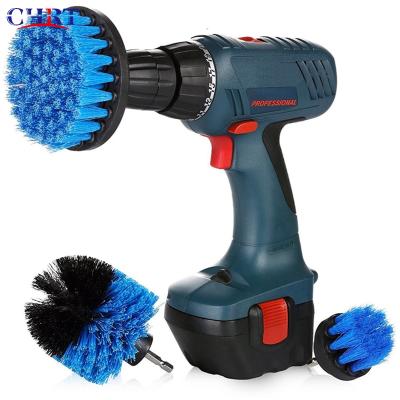 China Wholesale CHRT Cleaning Drill Brush Electric Cleaning Sets 4 Pack Drill Clean Brush With Extended Cleaning Brush Attachment Along Set for sale