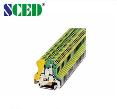 China A.W.G. Shore Terminal Blocks Cable Connector 30 - 14 Din Rail Terminal Block Width 4.2mm for sale