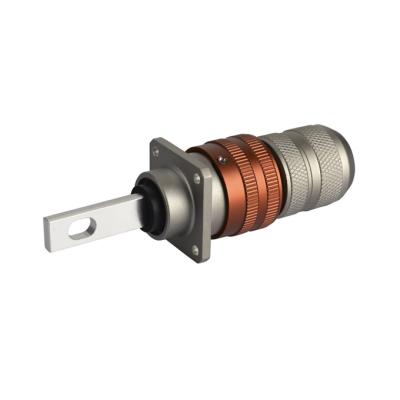 China Automotive Straight Plug Round Metal Housing Power Connector for sale