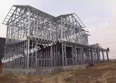 China Prefab House Light Steel Villa Metal Buildings With Welded Frame Easy Construction for sale