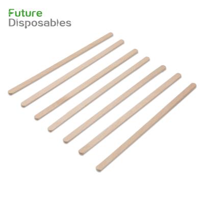 China Viable Porcelain Supply Birchwood Coffee Stirrer And Bar Wooden Sticks Coffee Stirrer for sale