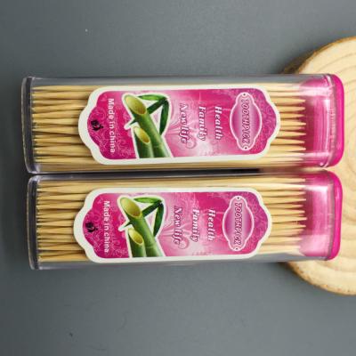 China Disposable Premium Individually Wrapped Bamboo Toothpicks Mint Craft for sale