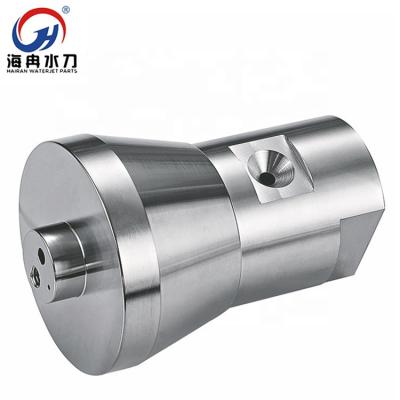 China Service Intensifier Pump Cut Waterjet Parts Water Jet Cutting Part Check Valve Body for sale