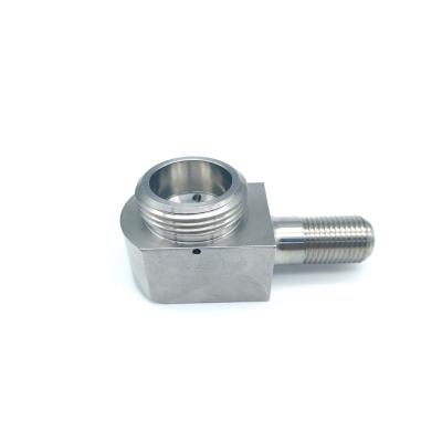 China Service China Supplier Intensifier Cut Head Waterjet Parts HR-044866-1 High Pressure 90 Degree 87K Water Jet Adapter for sale