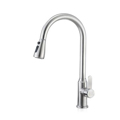 China High Quality Thermostatic Mixer Taps Kitchen Pull Down Faucet Pull Out Stainless Steel for sale