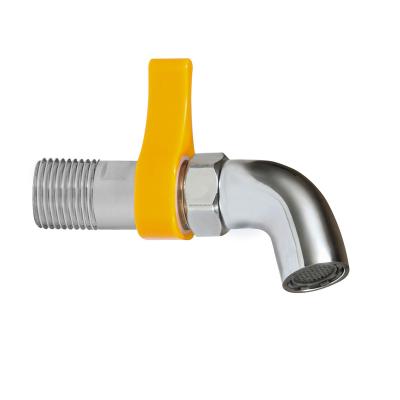 China New faucets design low price bibcock valve cold brass metered hose public faucet only for sale