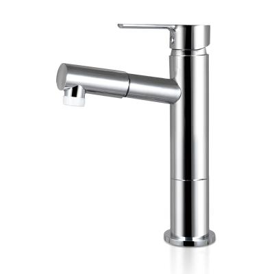 China Sense Faucets Wash Basin Economical Bathroom Deck Mounted Sink Faucet Models Pull Out for sale