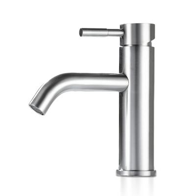 China Modern Mixer 304 Stainles Steel Lavatory Water Faucets For Bathroom Sinks for sale