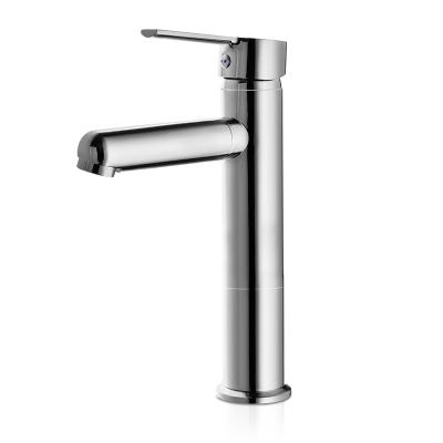 China Modern Classic Deck Mounted Water Saving Tall Bathroom Wash Faucet Basin Mixer for sale