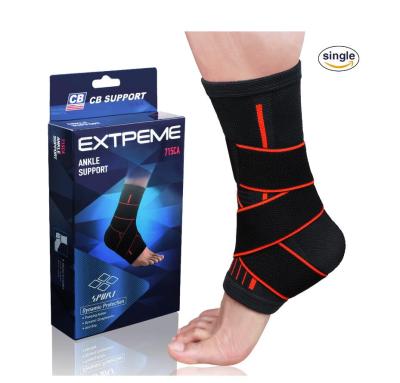 China 75%Nylon+25%Spandex Ankle Support Ankle Brace Compression Sleeve Ankle Protector for sale