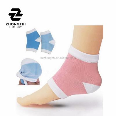 China New Anti-Foul Silicone Moisturizing Gel Heel Socks With Cracked Hole Foot Skin Care Protectors for sale