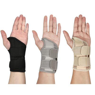 China Adult High Quality Sports Adjustable Wrist Support With Steel Plate for sale