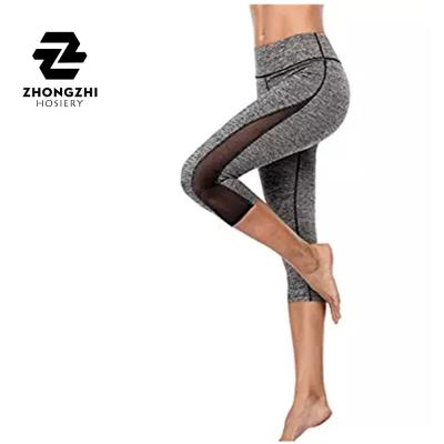 China Anti-Static Womens Yoga Pants Womens Workout Leggings High Waisted Running Tights for sale