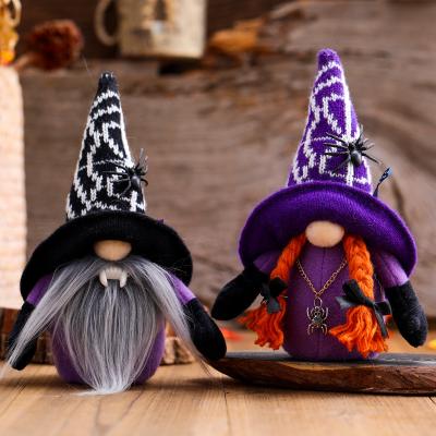 China Halloween Supplies Faceless Spider Bat Party Ornament 2021 New Halloween Decoration Doll Ornaments for sale